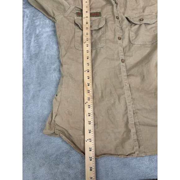 Vintage 60s Boy Scouts Of America Long Sleeve Button Down Shirt Men's Large - Picture 12 of 12